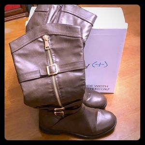 Wide Calf Riding Boots